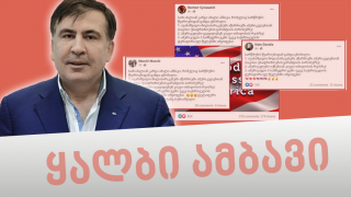 Disinformation is Disseminated Through Social Networks About Mikheil Saakashvili’s Return