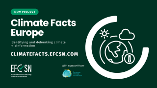 European Fact-Checking Organisations Launch Climate Disinformation Database